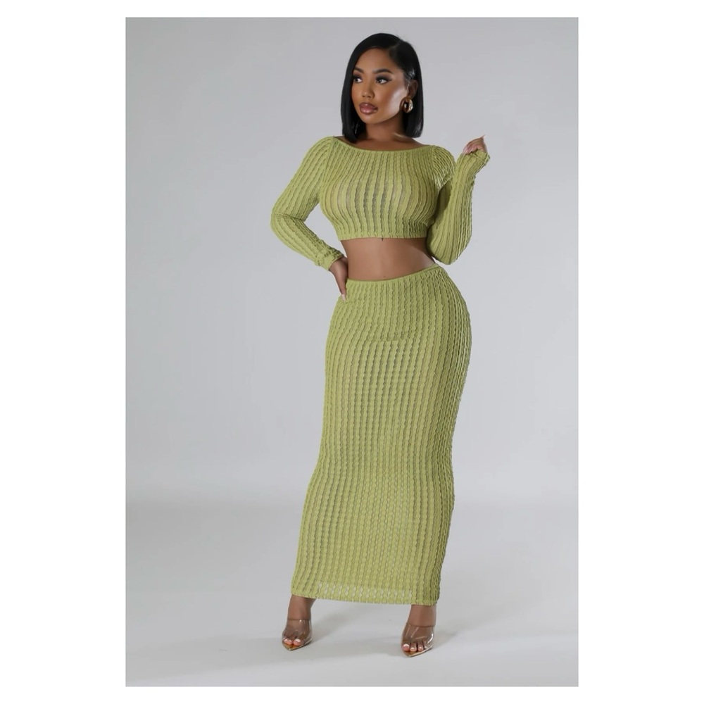 Moss Skirt Set